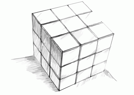 Rubik's cube coloring pages | Coloring pages to download and print