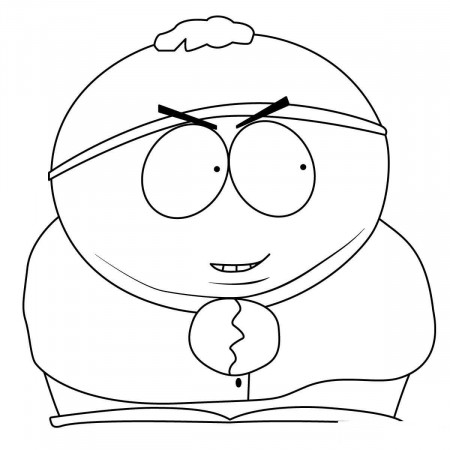 Eric Cartman 3 Coloring Page - Free Printable Coloring Pages for Kids