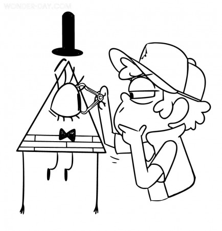 Bill Cipher Coloring Pages | WONDER DAY — Coloring pages for children and  adults