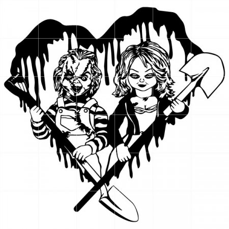 Chucky And Bride Horror SVG, Halloween SVG | Chucky horror movie, Movie  tattoos, Horror movie tattoos