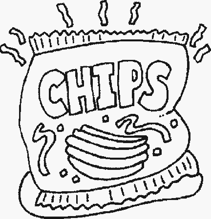 Unhealthy Food Coloring Pages - Get Coloring Pages