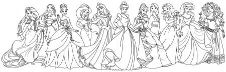 Princess Coloring Pages | Forcoloringpages.com