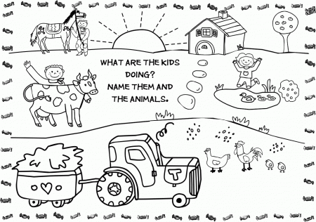 Farm Coloring Pages Activity - High Quality Coloring Pages