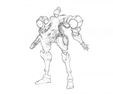 Samus - Coloring Pages for Kids and for Adults