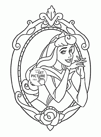 Disney Princess Aurora coloring page for kids, disney princess ...