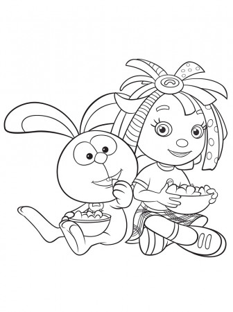 Raggles and Rosie Coloring Page - Free Printable Coloring Pages for Kids