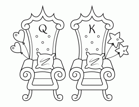 Printable Prom Thrones Coloring Page