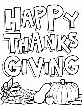 free thanksgiving coloring pages