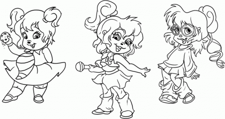 Free Printable Chipettes Coloring Pages For Kids