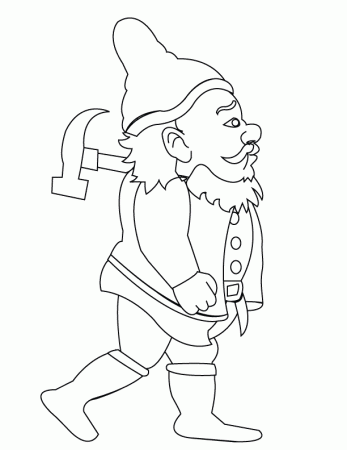 Coloring Pages - Dwarf7
