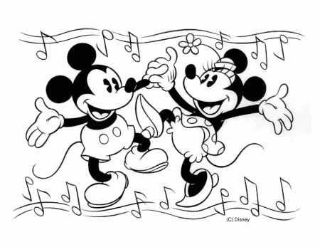 Mickey Mouse And Friends Coloring Pages - Free Printable Coloring 