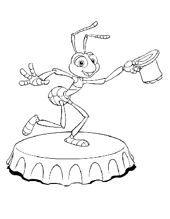 A bugs life Coloring Pages - Coloringpages1001.