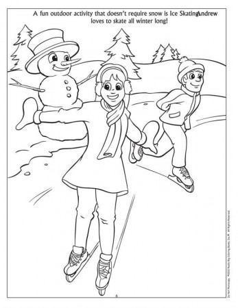 Coloring Books Personalized Winter Fun Coloring Book 258105 Winter 