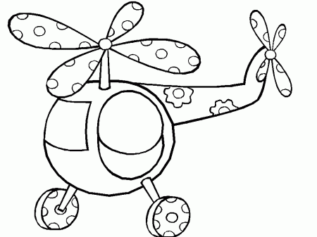 Heli3 Transportation Coloring Pages & Coloring Book