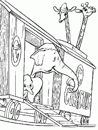Coloring Page - Dumbo coloring pages 17