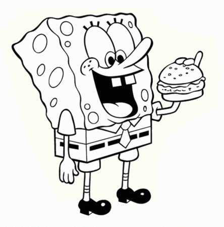 Spongebob Coloring Book Pages - HD Printable Coloring Pages