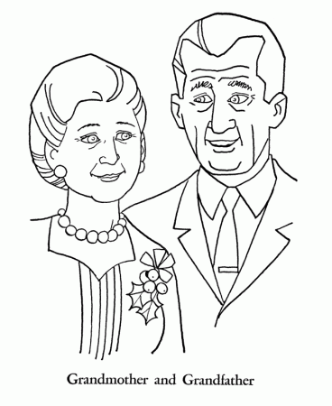 Grandparents Coloring Pages 126 | Free Printable Coloring Pages