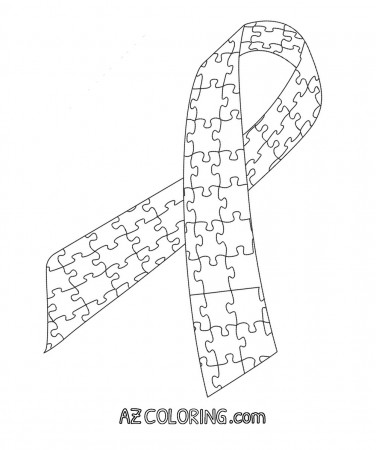 Autism Awareness Coloring Page