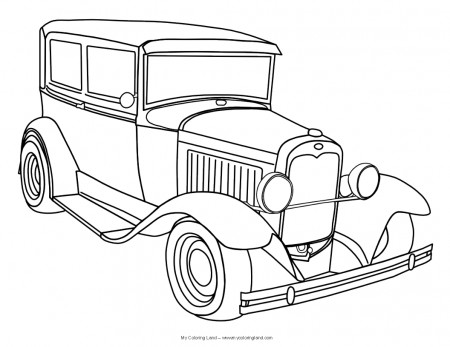 Free Printable Car Coloring Pages #1697