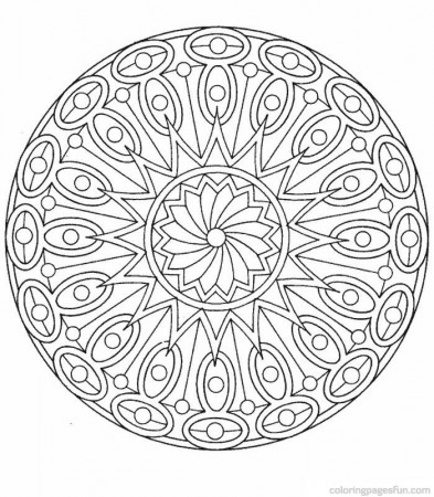 Adult Mandala Coloring Pages - GetColoringPages.com
