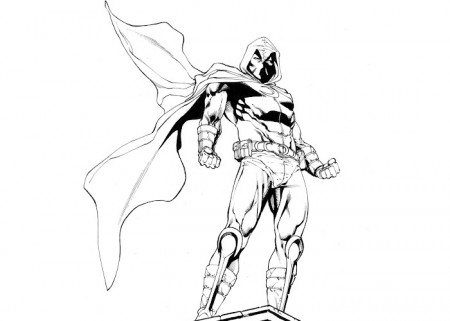 Moon knight coloring pages - Coloring pages