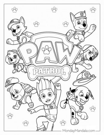 58 Paw Patrol Coloring Pages (Free PDF Printables)