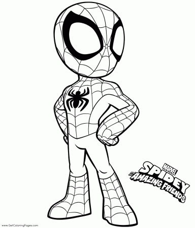 Spidey Spider-Man Coloring Pages - Get ...