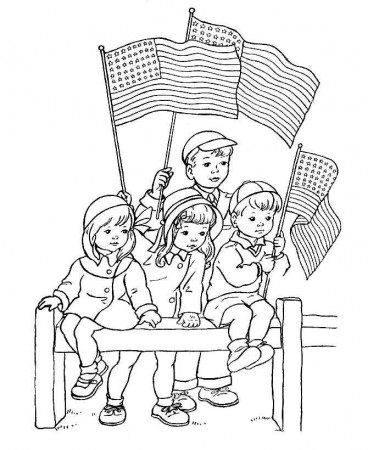 Printable Flag Day Coloring Pages - Coloringfolder.com | Memorial day coloring  pages, Coloring pages, Flag coloring pages