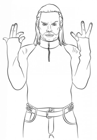 Jeff hardy coloring pages free