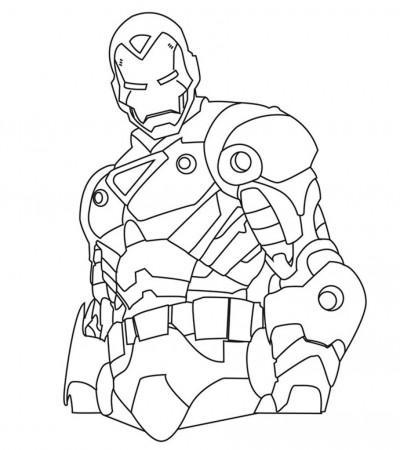Top 20 Free Printable Iron Man Coloring Pages Online