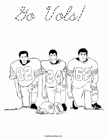 tennessee vols football coloring pages – Blata