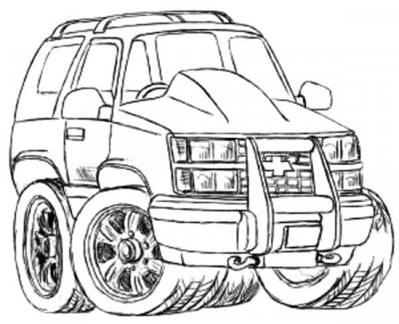 Chevy Silverado Coloring Pages - Coloring Pages Kids 2019