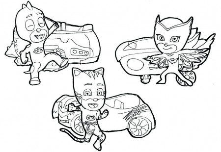 PJ Masks coloring pages. Print for free | WONDER DAY