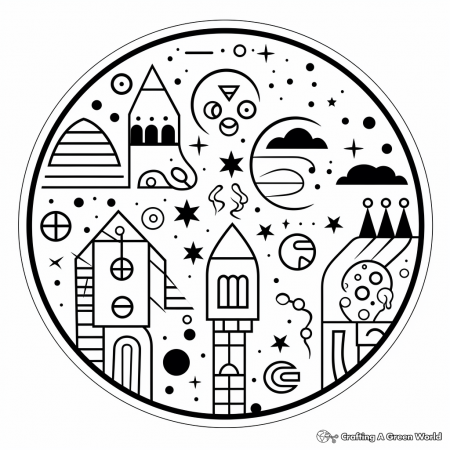 Shapes Coloring Pages - Free & Printable!