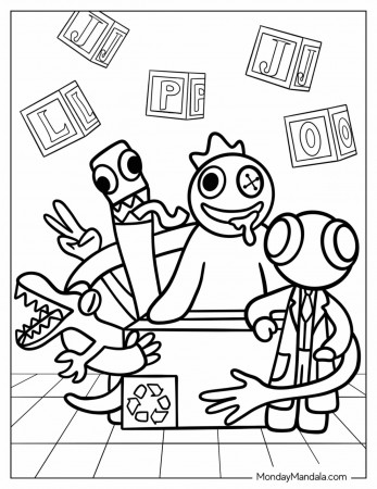 20 Rainbow Friends Coloring Pages (Free ...