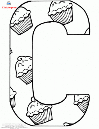 Letter C Coloring Pages - GetColoringPages.com
