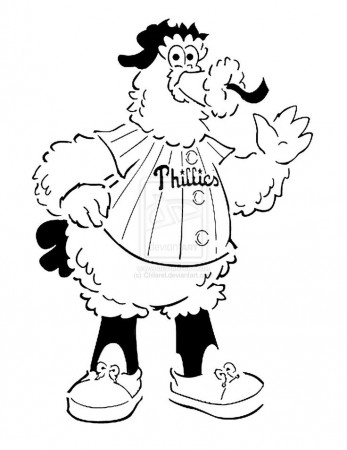Philadelphia Phillies Phanatic Coloring Pages Sketch Coloring Page |  Baseball coloring pages, Philadelphia phillies, Phillies