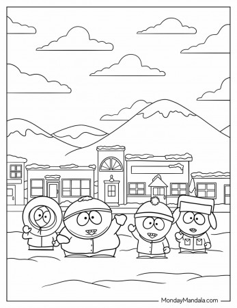 20 South Park Coloring Pages (Free PDF ...