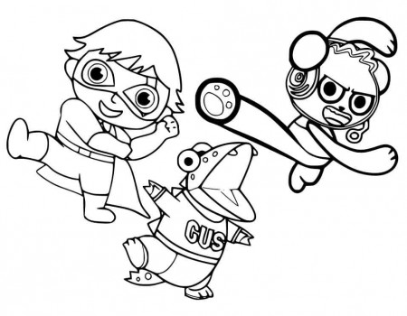 Red Titan And Gus With Combo Panda Coloring Pages - Coloring Cool