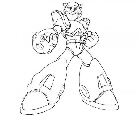 Mega Man Coloring Pages posted by Ryan Sellers