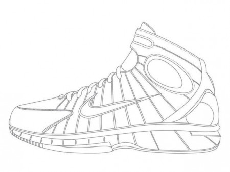 27+ Great Photo of Nike Coloring Pages - albanysinsanity.com | Coloring  pages for kids, Lebron shoes, Jordan shoes