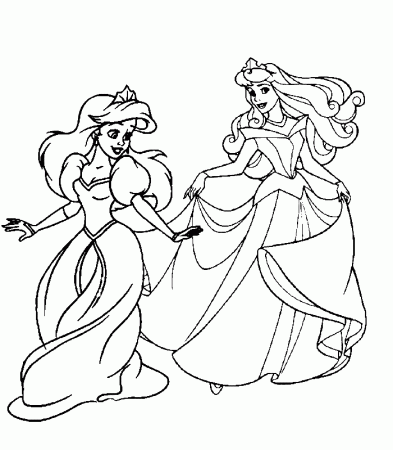 sleeping beauty coloring pages - Clip Art Library