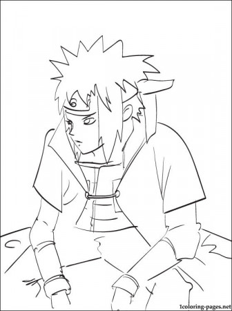 Minato Namikaze Naruto coloring page | Coloring pages