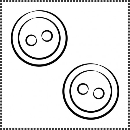 printable cute drawing button sketch for coloring 8384422 Vector Art at  Vecteezy