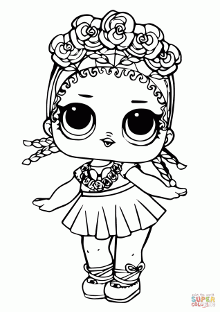 LOL Doll Coconut Q.T. coloring page | Free Printable Coloring Pages