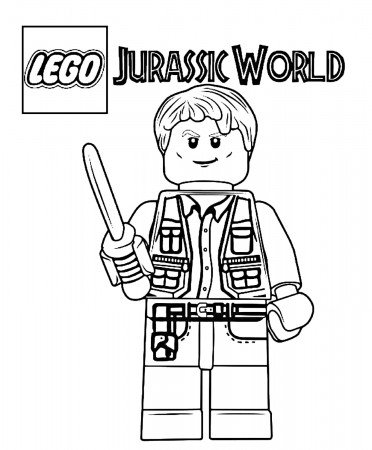 Jurassic World 15 coloring page