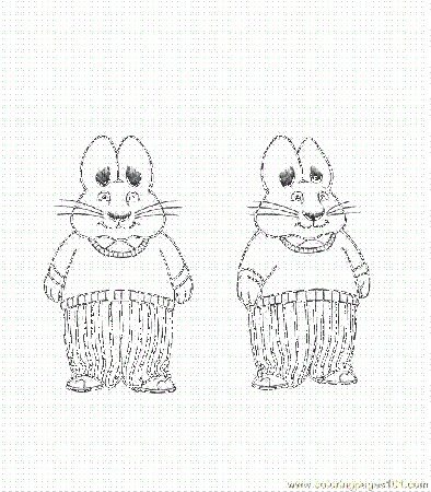 Max And Ruby Coloring Pages