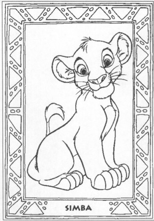 The lion king Coloring Pages – Coloringpages1001 Cartoons