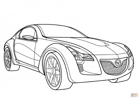 Mazda Kabura coloring page | Free Printable Coloring Pages