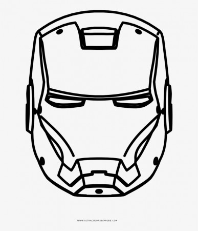 Iron Man Coloring Page - Iron Man Drawing Of Face Transparent PNG -  1000x1000 - Free Download on NicePNG